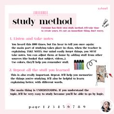 an article about how to use the study method for writing and using it as a guide