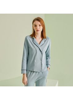 2020 new Pajama women's cotton sleepwear for spring long sleeve high quality pajama set Cotton Long Sleeve Loungewear Sets, Cotton Long Sleeve Sleepwear For Spring, Spring Long Sleeve Sleepwear For Pajama Party, Spring Long Sleeve Pajama Party Sleepwear, Relaxed Fit Long Sleeve Winter Sets, Winter Sets With Relaxed Fit And Long Sleeves, Winter Long Sleeve Relaxed Fit Sets, Long Sleeve Spring Loungewear Sleepwear, Spring Long Sleeve Loungewear Sleepwear