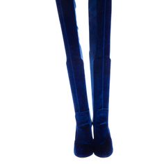 Aquazzura Velvet Over The Knee Boots Size 5 Cobalt Blue Velvet With Round Toes, Covered Heels And Zip Closures At Shafts. Circumference: 14" Calf Circumference: 11" Shaft: 22.5" Heels: 4" Aquazzura Shoes, Blue Velvet, Over The Knee Boots, Over The Knee, Cobalt Blue, Knee Boots, Cobalt, The Knee, Velvet