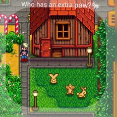 an animal crossing game is shown in this screenshot