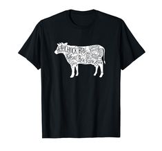 PRICES MAY VARY. This Agriculture T-shirt is the perfect shirt for Beef lovers. It is available in Mens and Women sizes for your comfort. It would make a great gift idea for any birthday, Christmas, graduation or any gift giving occasion. People who love Beef, Cow Butcher, Beef Cuts and Cow Cuts Diagram are sure to love this short sleeve tee shirt. These are shirts with cool sayings, funny graphics, and Agriculture theme. Lightweight, Classic fit, Double-needle sleeve and bottom hem Beef Cuts Diagram, Cool Sayings, Beef Cow, Beef Cuts, Ribbed Shorts, Funny Graphics, Perfect Shirt, Agriculture, Branded T Shirts