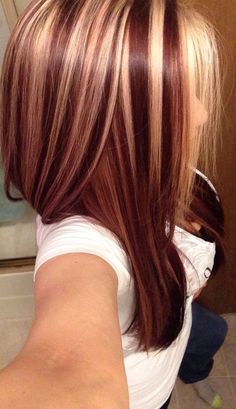 Auburn Lowlights, Chocolate Brown Hair With Highlights, Mahogany Red Hair, Hair Highlights And Lowlights