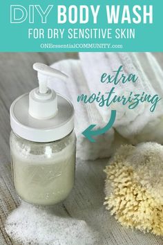 Diy Body Wash With Castile Soap, Diy Coconut Oil Lotion, One Essential Community, Diy Soap Recipe, Homemade Essential Oils