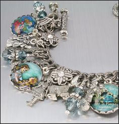 toto too Collectible Themed Silver Jewelry, Themed Silver Collectible Jewelry, Whimsical Silver Charm Bracelet, Whimsical Silver Jewelry With Vintage Charm, Artistic Silver Jewelry With Charms, Dorothy And Glinda, Not In Kansas Anymore, Charm Bracelet Silver, Vintage Charm Bracelet