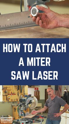 how to attach a miter saw laser