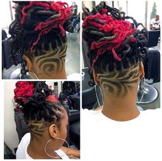 #hair #design by #KevinKidd at #lyfestylzsalon Undercut Hair, Shaved Designs, Shaved Hairstyles, Hair Dye Ideas