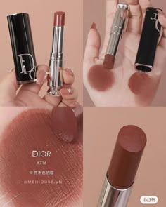 Dior Lipstick Swatches, Penyimpanan Makeup, Peach Makeup, Eye Makeup Designs, Asian Eye Makeup, Makeup Swatches