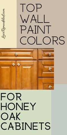 the top wall paint colors for honey oak cabinets