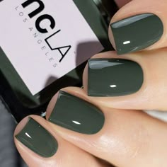 Ncla Beauty, Nail Art Cute, Olive Nails, Gel Nails Long, Camo Nails, Nail Design Glitter, Fall Gel Nails