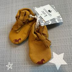 Brand New With Tag. Horse Pattern Casual Non-slip Slip-on Booties, Casual Slip-on Booties For Playtime, Casual Spring Booties For Playtime, Casual Spring Booties For Outdoor Play, Spring Slip-on Booties For Playtime, Casual Brown Non-slip Booties, Kate Quinn, Knit Baby Shoes, Baby Tie