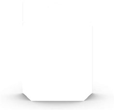 an empty white paper on a white background with clipping area for text or image