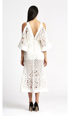 alice McCALL Break My Love Dress White Latest Designer Dresses, Dress Hire, Alice Mccall, Plunging Neck, Gowns Online, Sleeve Maxi Dress, Only Fashion, Fantasy Fashion, Western Dresses