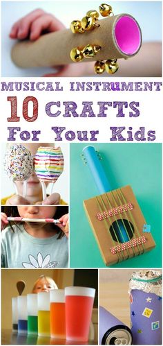 Instrument Crafts For Kids, Musical Instrument Crafts For Kids, Instrument Crafts