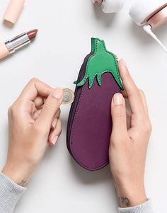 Pouch Sewing, What Should I Wear, Doll Handmade, Dolls Handmade, Ultra Violet, Eggplant, Pencil Case, Baby Shoes, Asos