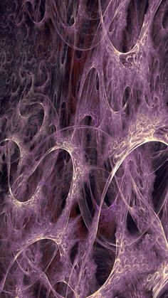 an abstract purple background with swirls and bubbles