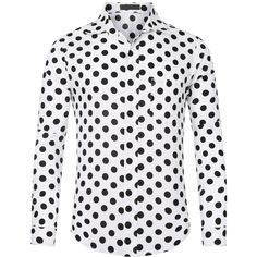 This button-down polka dot shirt can be worn with dress pants, a suit and tie for a business look, or with stylish jeans and slacks for a casual look. The casual polka-dot long-sleeved shirt is made of lightweight fabric. It is suitable for casual, business, work, dating, party, great gift for a father, friend, or son. Business Casual Shirts, Stylish Jeans, Polka Dot Shirt, Sleeve Packaging, Business Shirts, Long Sleeve Casual, Suit And Tie, Business Casual, Dress Pants