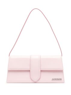 Light Pink Shoulder Bag, Pink Luxury Bag, Jacquemus Le Bambino Long, Light Pink Bag, Long Shoulder Bag, Pink Bags, Jacquemus Bag, Shoulder Bag Pink