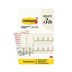 3m command pack with clips for sewing