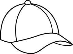 a baseball cap with a visor on the front and side, in black and white