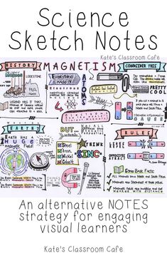 an alternative for engaging visual learning with science sketch notes by kate's classroom cafe