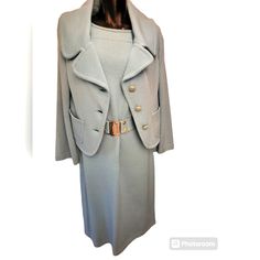 2 Piece St. John Couture Dress Suit; Size 4,Stretch Belt With Gold Buckle, Bling Buttons On Jacket. Beautiful Formalwear! Small Discoloration On End Of Sleeve, Could Be Taken Care Of By Dry Cleaners , Hemmed Or Tucked Under. Belt With Gold Buckle, Couture Dress, Stretch Belt, Dry Cleaners, Dress Suit, Dress Suits, Couture Dresses, St John, Formal Wear