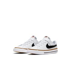 Nike Court Legacy PS 'White Desert Ochre' White/Desert Ochre/Gum Light Brown/Black DA5381-102 White Nike Skate Shoes For School, Nike White Skate Shoes For School, Casual White Scratch-resistant Sneakers, Nike Court Legacy, White Desert, Tenis Nike, Light Brown, Gum, Nike