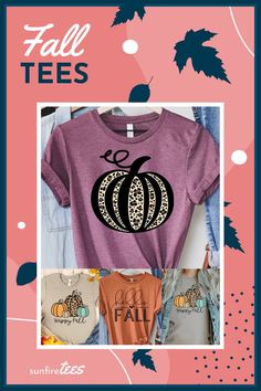 Fall Tees, Halloween Wood Crafts, Blessed Shirt, Happy Clothes, Diy Shirts, Sublimation Ideas, Shirt Art, Cricut Designs, Fall Tee