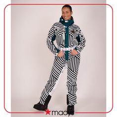 in stock Womens Ski Suits, Retro Ski Suits For Women, Plus Size Ski Wear, Ski Outfits For Women Black, Ski Outfits For Women, Ski Outfits, Ski Suit, Ski Suits, Exposed Zipper