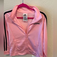 Excellent Condition Never Worn Smoke-Free And Pet-Free Home Questions? Leave A Comment Below! Pink Adidas Sports Outerwear, Adidas Long Sleeve Track Jacket With Pockets, Pink Adidas Sporty Outerwear, Sporty Pink Adidas Outerwear, Pink Adidas Winter Outerwear, Adidas Long Sleeve Winter Track Jacket, Pink Adidas Long Sleeve Outerwear, Adidas Winter Track Jacket Long Sleeve, Adidas Pink Long Sleeve Outerwear