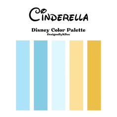 the disney color palette for cinderella