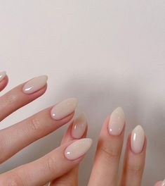 Milky Nails, Subtle Nails, Simple Gel Nails, Casual Nails, Blush Nails, Soft Nails, Neutral Nails, Classy Nails, Pretty Acrylic Nails