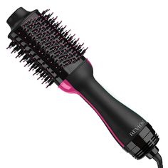 Style, Dry & Volumize Your Hair in One Step, Max Drying Power with 30% Less Frizz and helps reduce hair damage Unique Non-Detachable Oval Brush Design for Smoothing the Hair, while the round edges create volume. Designed with Nylon Pin & Tufted Bristles for detangling, improved volume, and control 3 Heat/Speed Settings with Cool option for styling flexibility Safety First: The Revlon One Step Hair Dryer and Volumizer meets U.S. safety requirements and features the ETL Certification, unit is designed for 120 Volt USA outlets only. DO NOT use a voltage converter or adapter as it will damage the unit 1100 Watts of Power - Note that wattage of this appliance may vary depending on the location of use Volumizer Care: Clean air inlet regularly, remove hair from the brush after every use and do no Revlon Hair Dryer, Salon Blowout, Hot Air Brush, Revlon Professional, Brush Design, Towel Dry Hair, Best Hair Dryer, Oval Brush, Blow Dry Brush