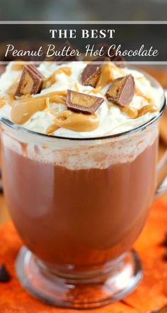 the best peanut butter hot chocolate