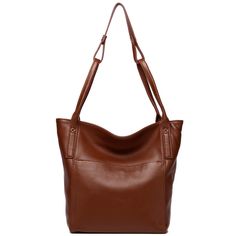 Premium Women's Leather Tote Bag - Large Capacity for Shoulder & Crossbody Tote With Pockets, Black Grass, Genuine Leather Totes, Simple Leather, Fitness Watch, Bag Women, Leather Tote Bag, Large Bags, Leather Tote