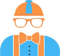 an image of a man wearing glasses and a hat with a bow tie on it