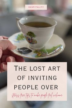 the lost art of inviting people over