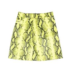 Free shipping and easy returns on Off-White Yellow Snake Leather Mini Skirt. Women's Mini SkirtNeon Yellow And BlackLeatherSnakeskin PatternBlack Satin InteriorZip Back Pocket100% Yellow Snake, Snake Leather, Wedding Guest Looks, Leather Mini Skirt, City Dress, Demi Fine Jewelry, Women Men Shoes, Summer Beach Wear, Leather Mini Skirts