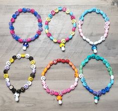 Fits a slim wrist well. Smiley Face beads and glass mushroom charms. Six options: Bisexual, Pansexual, Transgender, Non-Binary, Lesbian, and Gay Man. Pansexual Bracelet, Smiley Face Beads, Kandi Ideas, Bracelets Design, Glass Mushrooms, Diy Bracelet Designs, Smiley Faces, Non Binary, Diy Bracelet