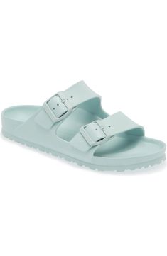 Birkenstock Arizona Waterproof Slide Sandal (Women) | Nordstrom Leg Muscles, Birkenstock Arizona, Sandal Women, Slide Sandals, Birkenstock, Muscles, Womens Sandals, Arizona, Adjustable Straps