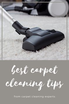 the best carpet cleaning tips from carpet cleaning experts, including vacuums and mop heads