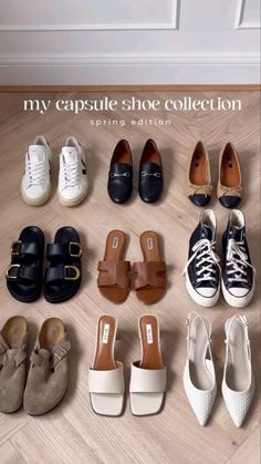 Minimalist Wardrobe Capsule, Design Moda, Wardrobe Outfits, Shoe Inspo, Fashion Capsule, Minimalist Wardrobe, Mode Inspo, 가을 패션