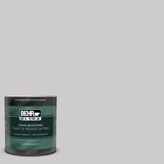 the behr paint is light brown and it has a white base with an olive green interior