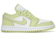 Jordan 1 Low Limelight (W) - DH9619-103 Jordan 1 Lows, Girls Basketball Shoes, Trendy Shoes Sneakers, Nike Air Jordan 1 Low, Cute Nike Shoes, Cute Sneakers, Jordan Sneakers, Womens Jordans, Aesthetic Shoes