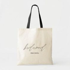 a tote bag with the words maid of florer sophiie printed on it