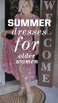 Summer Dresses For Older Women, Outfits For Women Over 60 Casual, Over 60 Fashion Classy, Older Women Dresses, Dresses For Older Women, Clothes For Women Over 60, Dressing Over 60, 70 Year Old Women