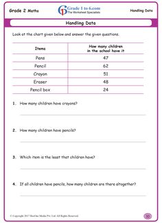 worksheet for grade 2 reading the numbers in order to learn how to read them