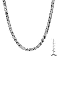 Fancy links are created from smooth stainless steel that is treated with an oxidized finish. Stainless steel Imported Elegant Gunmetal Link Jewelry, Gunmetal Stainless Steel Jewelry With Lobster Clasp, Classic Stainless Steel Jewelry In Gunmetal, Gunmetal Link Metal Jewelry, Gunmetal Link Jewelry In Stainless Steel, Modern Gunmetal Chain Link Jewelry, Round Gunmetal Stainless Steel Jewelry, Modern Gunmetal Link Jewelry, Formal Gunmetal Stainless Steel Jewelry