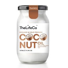 the lifeco organic cold pressed coconut nut oil, 32 fl ounces pack of 2