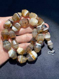 very beautiful and unique color banded agate necklace very good condition we provide fast and free shipping service world wide Necklace Beads, Carnelian Beads, Color Bands, Banded Agate, Agate Necklace, Agate Beads, Bead Strand, Strand Necklace, Gold Beads