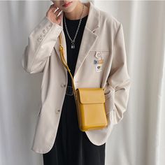 A must-have style for daily adventures, our vertical crossbody mini box bag goes with everything. Whether you're slipping into a two-piece or an oversized cardigan, this bag defines your outfit with its unique silhouette made from rigid PU leather.
Gender: UnisexMaterial: PU LeatherSize: Mini (18.5 x 13 x 5 cm)Type: Messenger / CrossbodyClosure: Magnetic Buckle Everyday Rectangular Phone Bag For Fall, Rectangular Phone Bag For Fall Travel, Rectangular Phone Bag For Travel In Fall, Fall Crossbody Mobile Phone Box Bag, Rectangular Fall Travel Phone Bag, Rectangular Mobile Phone Box Bag For Fall, Rectangular Travel Phone Bag For Fall, Trendy Rectangular Business Phone Bag, Trendy Rectangular Phone Bag For Business